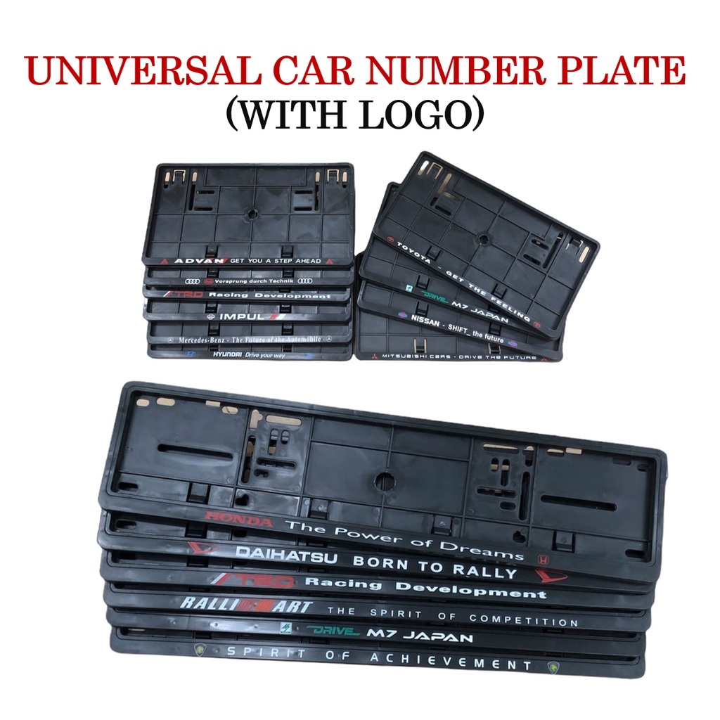 Cover Nombor Vehicle Car Number Plate FRAME LONG & SQUARE Number Plate