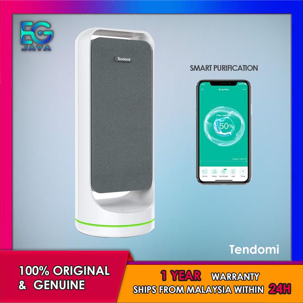 TENDOMI WiFi Smart Air Purifier with True HEPA Fan Air Purifiers for Home Bedroom Office Dual Fan Quiet Air Cleaner Shopee Malaysia