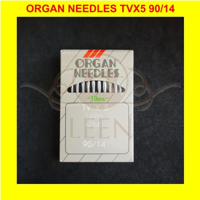 MESIN Tvx5 ORGAN Needle 14 Make Up Japan Needles TV X 5 Mike Up LEEN