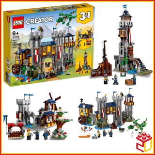 LEGO Creator 31120 3-in-1 Medieval Castle & Dragon Toy Set