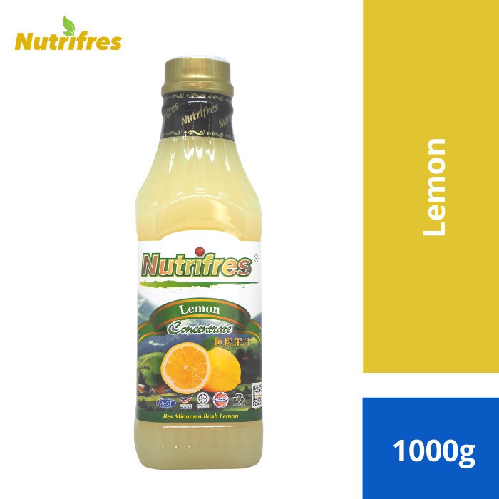 Nutrifres Lemon Fruit Juice Concentrate / Cordial 1,000g Shopee Malaysia