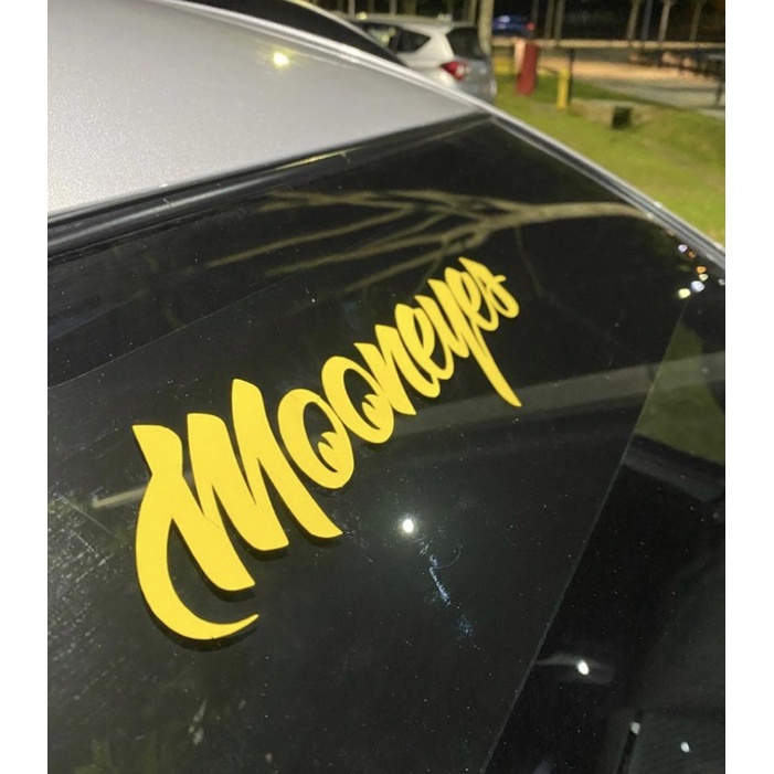 Moon Eyes Advert Decal Sticker - Old School Hot Rod JDM Van Retro Custom - Glossy Finish