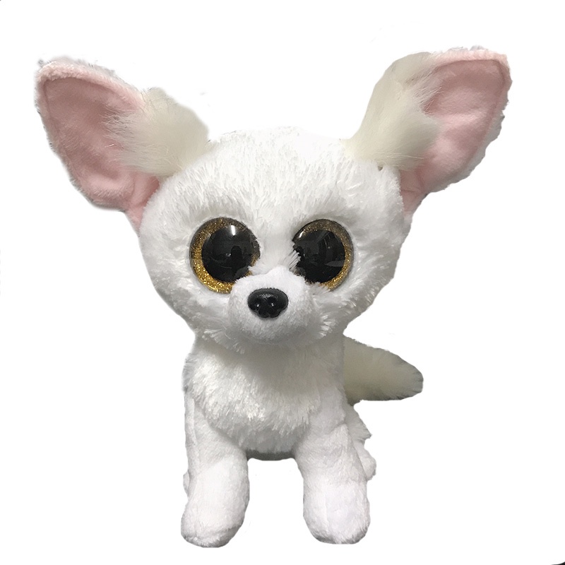 Ty Beanie Boos PHOENIX White Fennec Fox 6" 15cm Plush Stuffed Animal