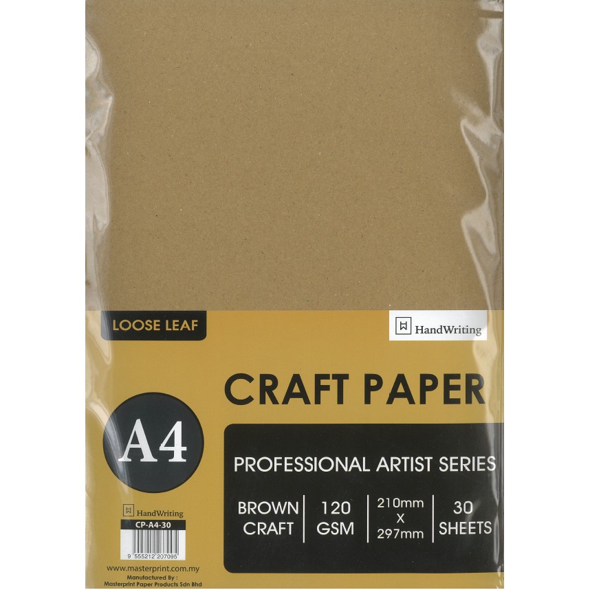 Masterprint A4 Craft Paper 30's/pkt - CP-A4-30 | Shopee Malaysia