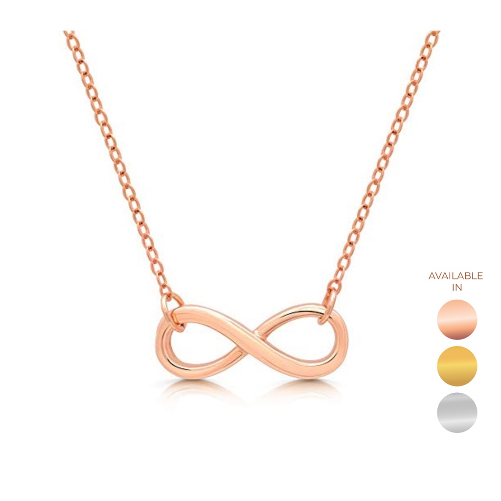[ 2ND ITEM AT RM1 ] CELOVIS Infinity Endless Love Pendant Chain