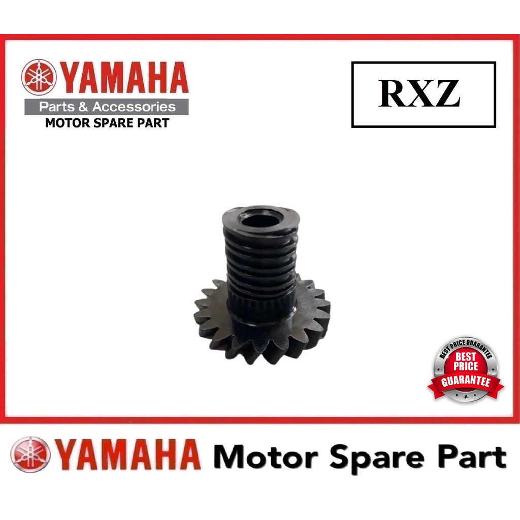 YAMAHA RXZ Y Y125ZR TACHO GEAR ASSY // TACHOMETER RPM DRIVE METER GEAR ...