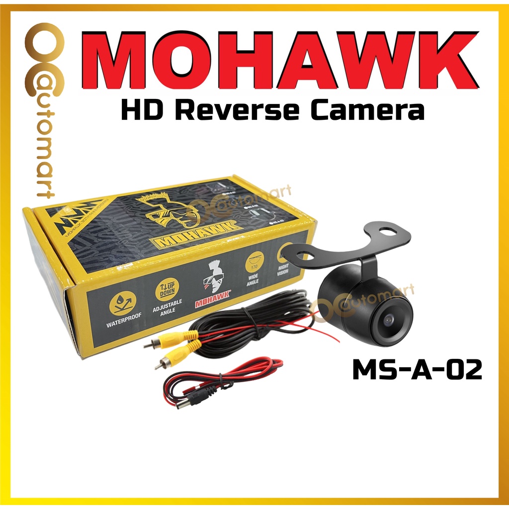 Mohawk MS Series AHD 720p Reverse Camera With Night Version 170° Wide ...