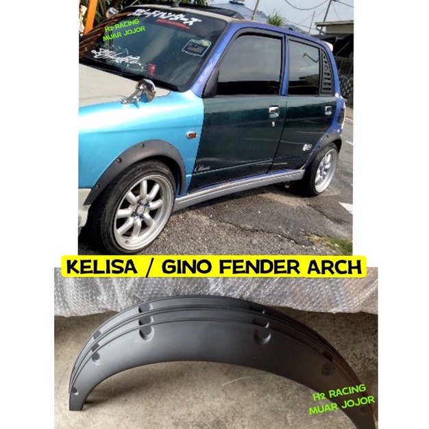 KELISA 4PC SMALL FENDER WHEEL ARCH // FLARE COVER EXTRA WIDE BODY