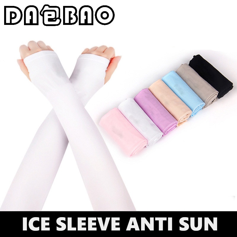 Sunscreen Ice Sleeve Hand Sock Muslimah UV Protection Handsock Sport ...