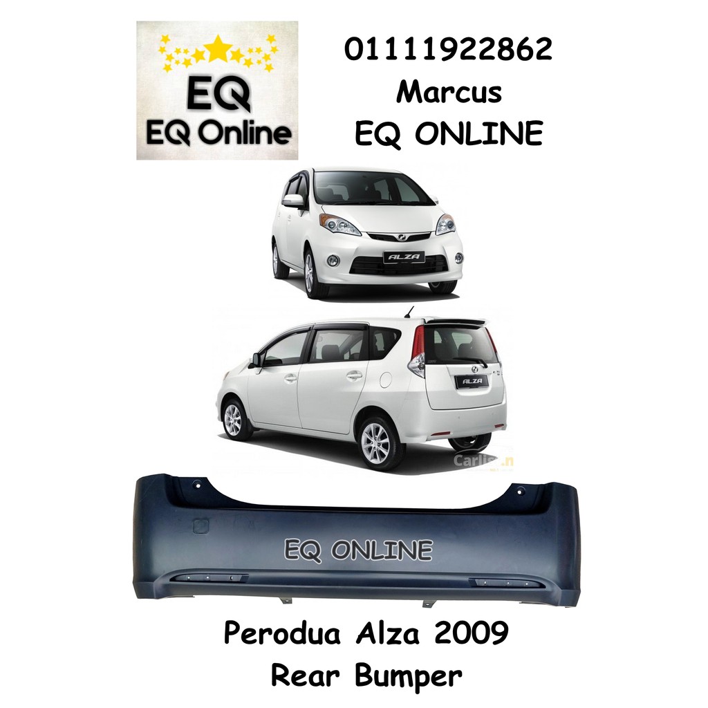 Perodua Alza Rear Bumper St Model Pp Plastic Malaysia Bumper Belakang