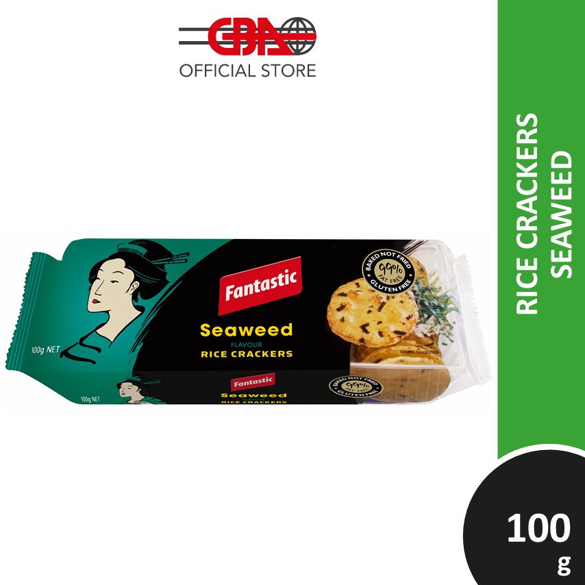 Fantastic Rice Crackers - Seaweed (100g) | Shopee Malaysia