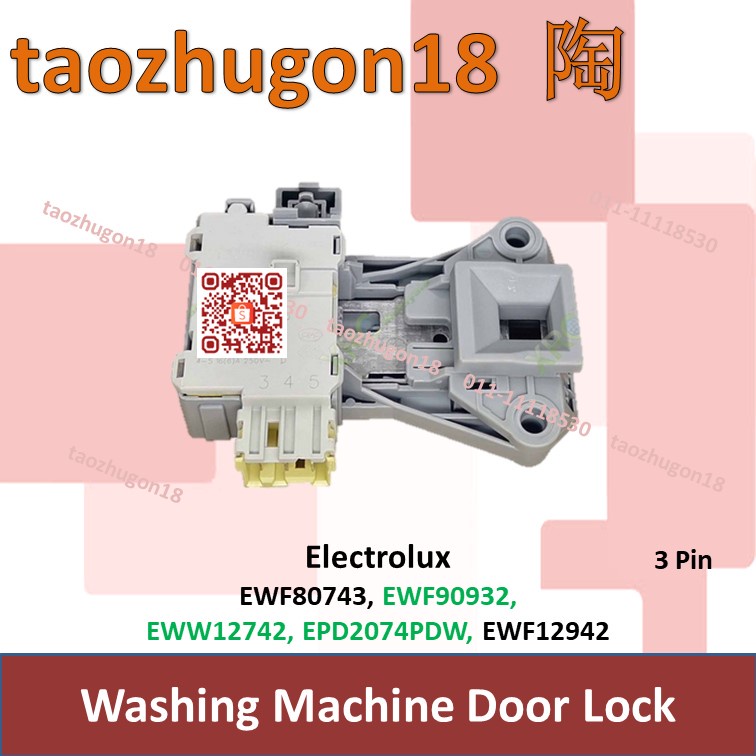 Electrolux Washing Machine Door Switch Lid Lock Mesin Basuh Suis Pintu