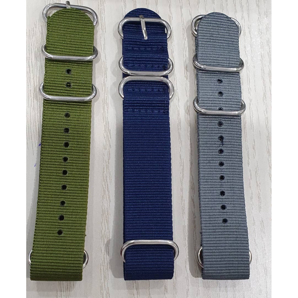 Watch Nylon Strap - Multi colour 22 mm | Shopee Malaysia