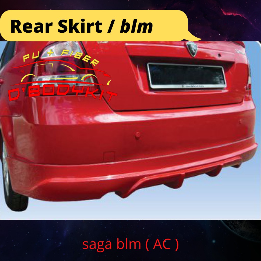 REAR SKIRT SAGA BLM ( SE SPIN & AC ) | Shopee Malaysia