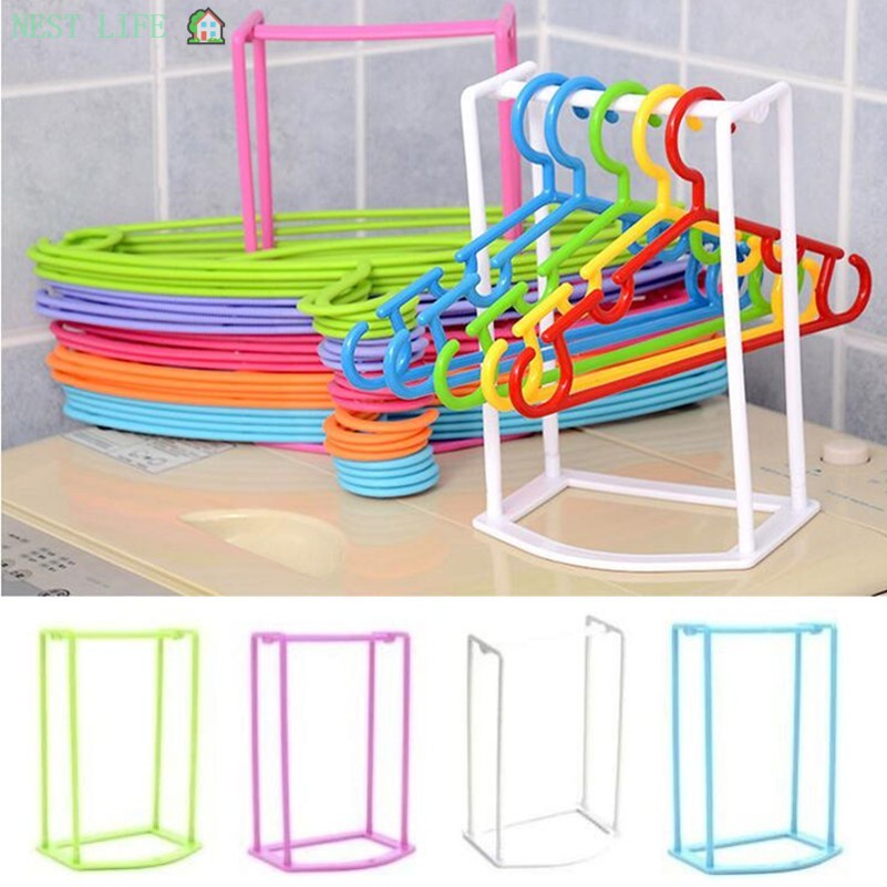 Portable Plastic Hanger Finishing Rack Home Storage Rack Hanger Companion Shopee Malaysia