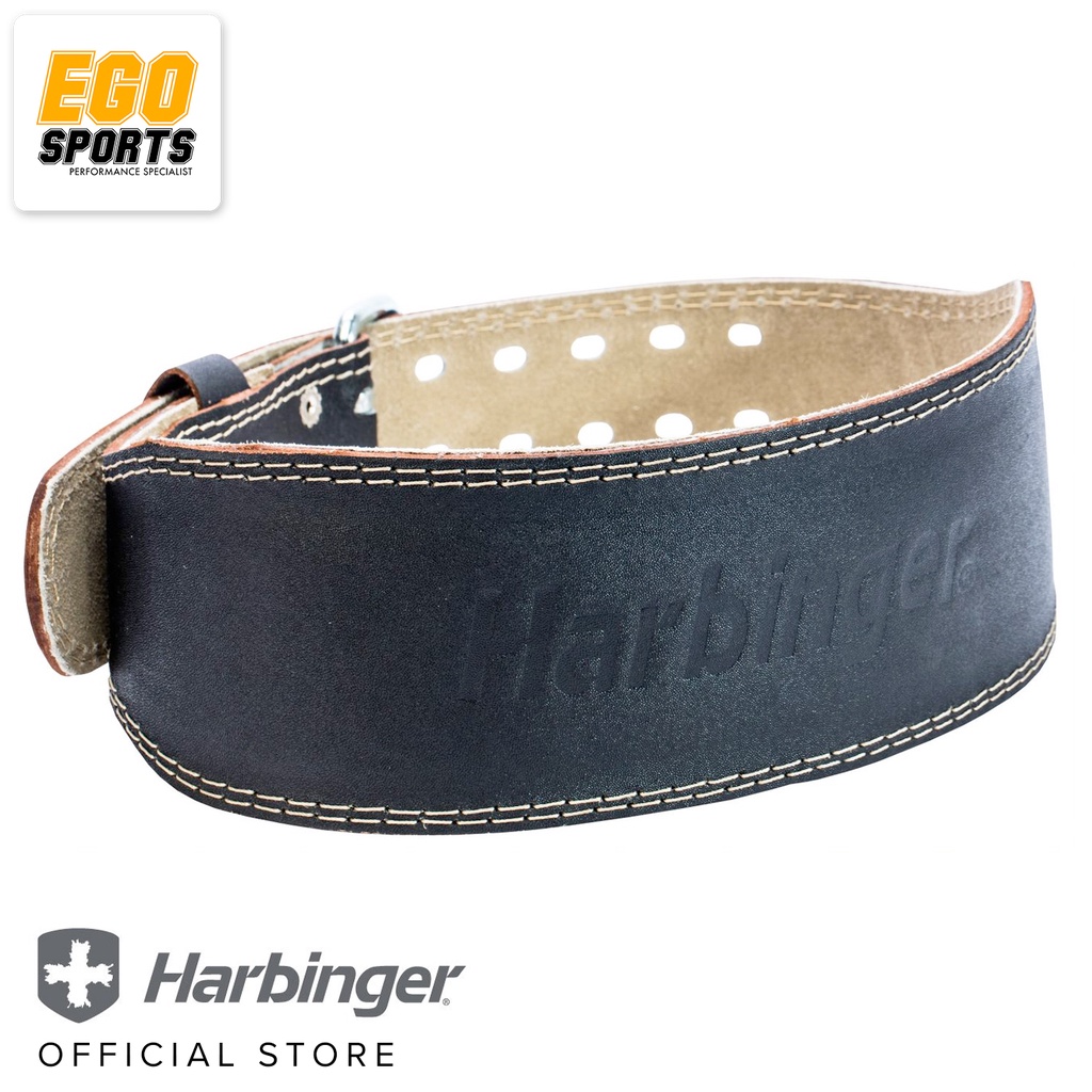 Harbinger 4in leather store weight lifting belt