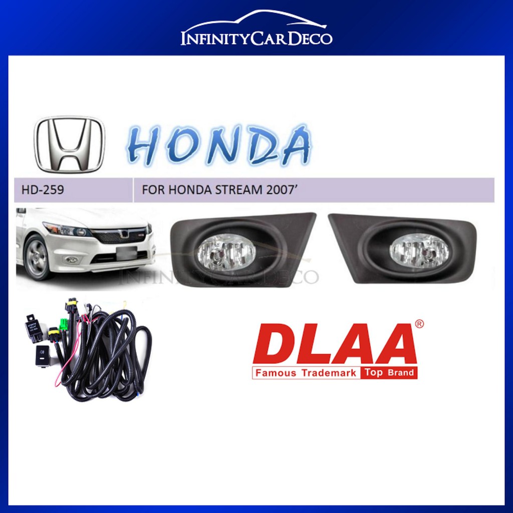 DLAA Original OEM Fog Lamp Compatible With Honda Stream 2007 2008 2009 ...