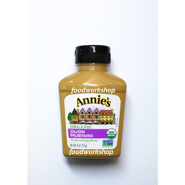 Annie's Organic Dijon Mustard 255g (9 oz) Gluten Free No Sugar Added