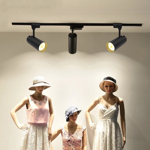 Lampu Spotlight Syiling Dinding Cahaya Track Light 12W 20W COB LED