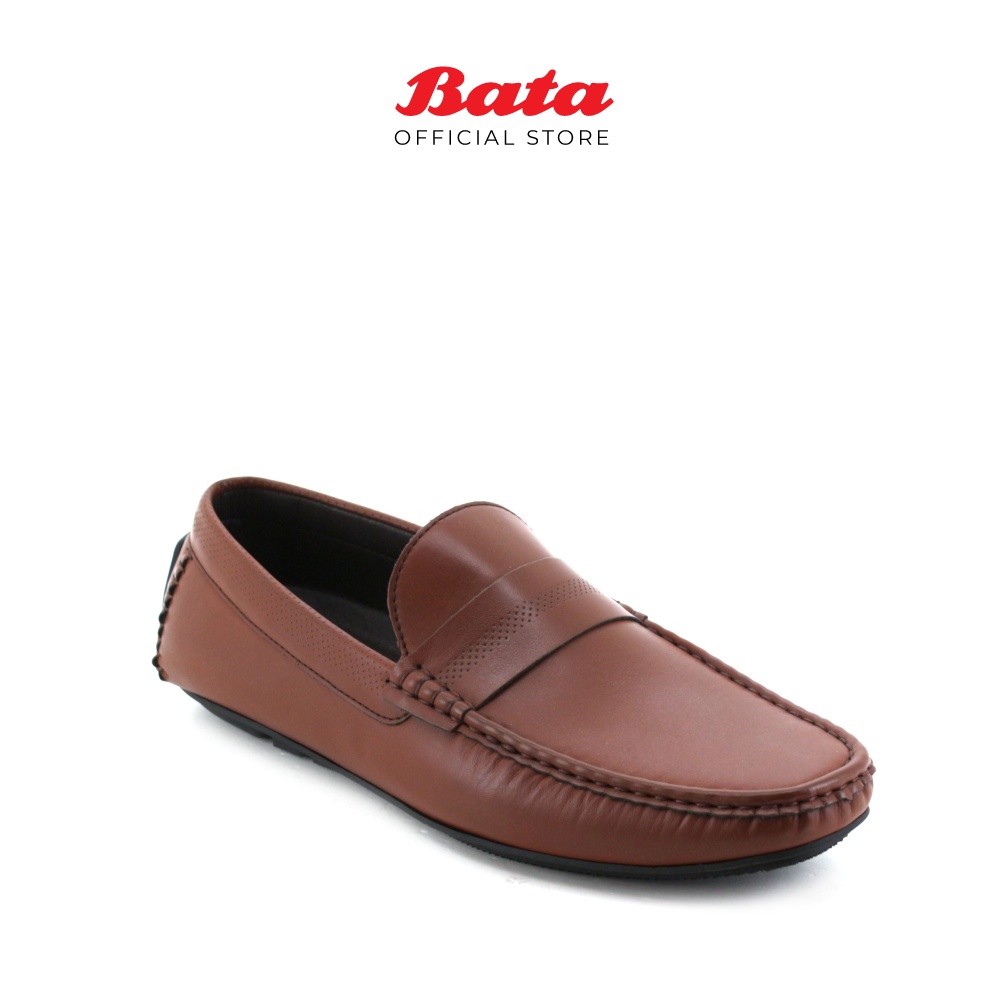 Brown Bata Men Loafer Shoes