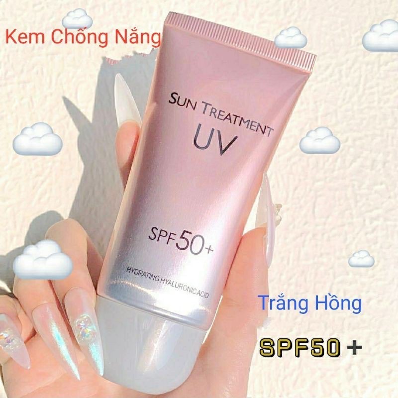 Sun TREATMENT UV SPF50 + White Pink Skin Sunscreen Shopee Malaysia