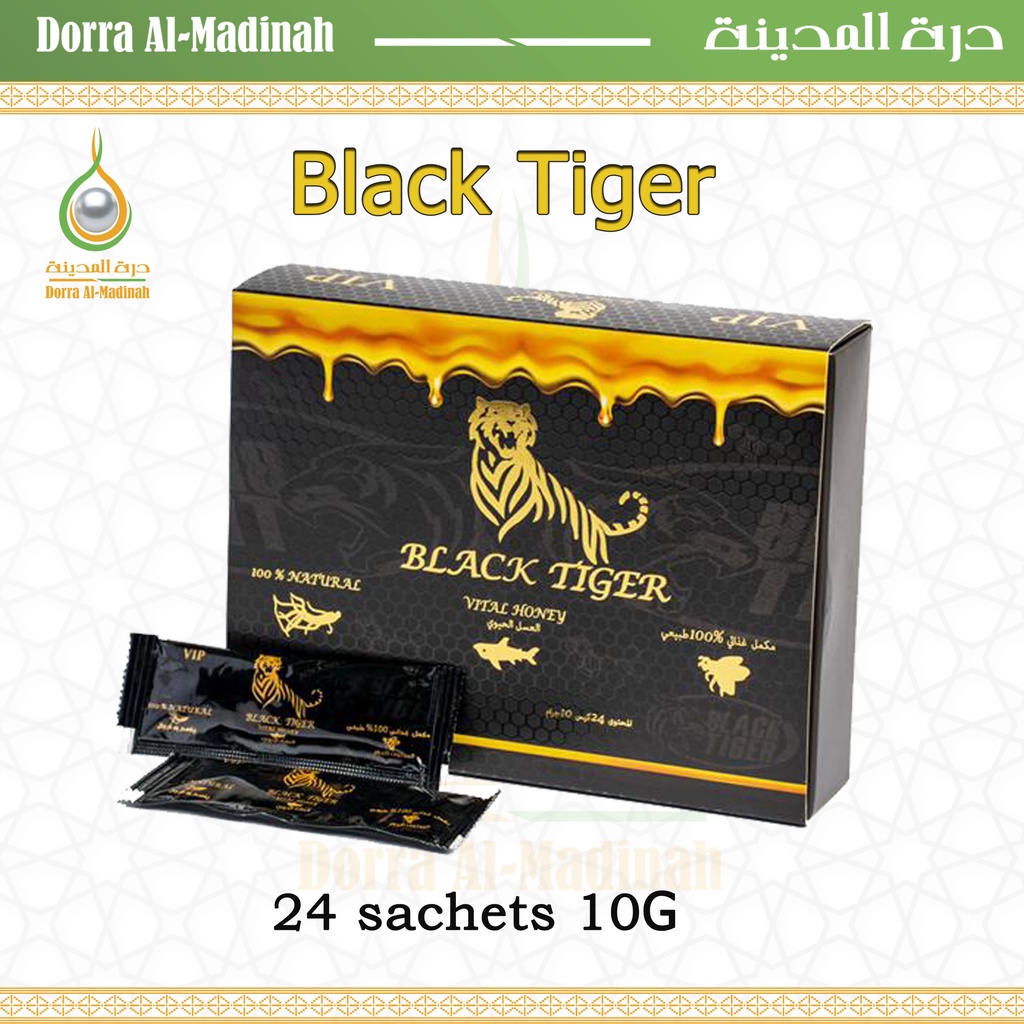 Black Tiger Vital Honey 100% Original 10g x 24 Sachets for him | Shopee  Malaysia