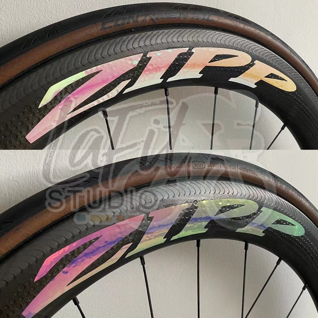 [READY STOCK] ZIPP 303/404 Road Bike Wheel Decals/Stickers Set NEW