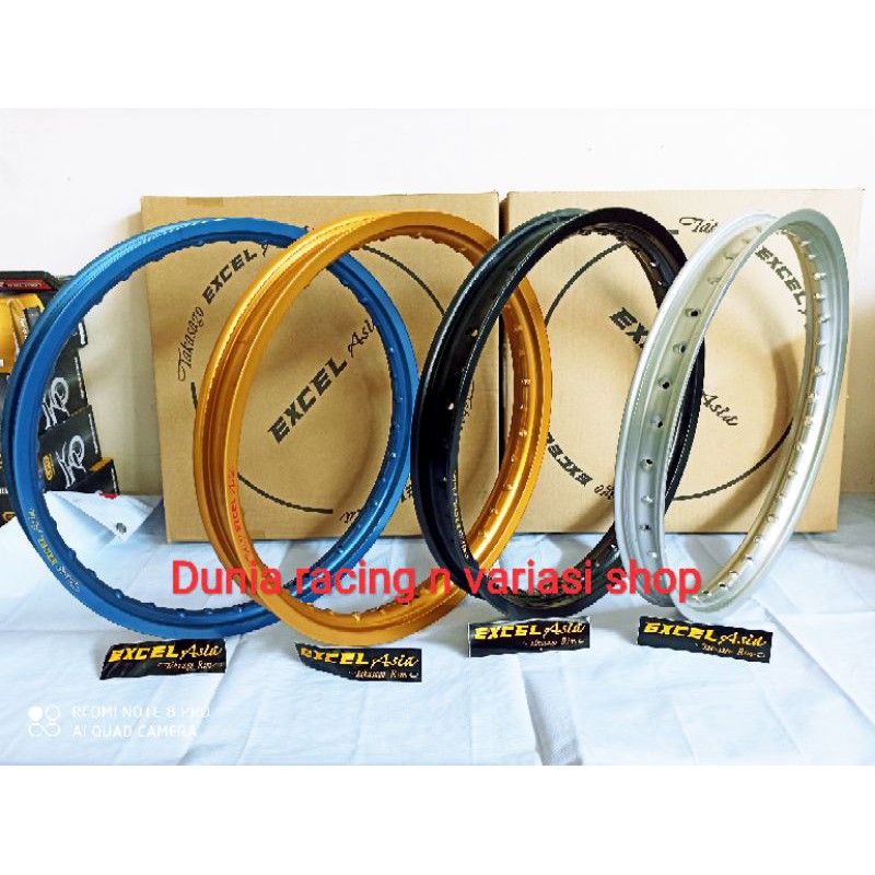 MERAH Takasago Excel Asia 140 17 Rims with Black Gold Red Silverbiru ...