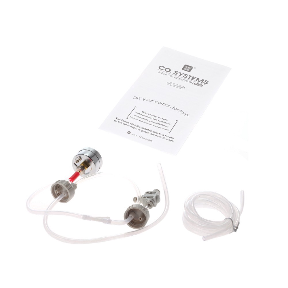 HB DIY CO2 Generator System Kit with Prese Gauge Air Control Valve