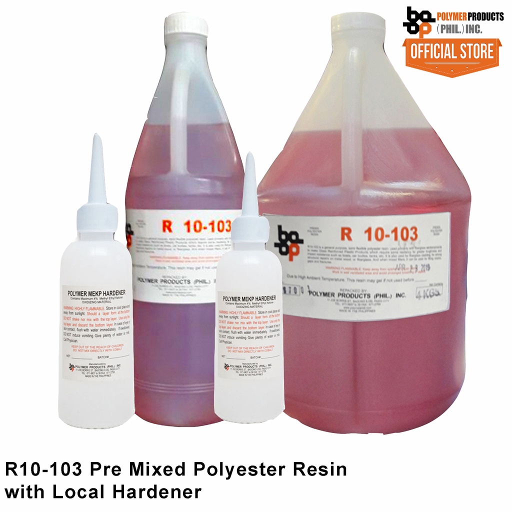 Polymer R10-103 Resin with Local Hardener 120cc | Shopee Malaysia