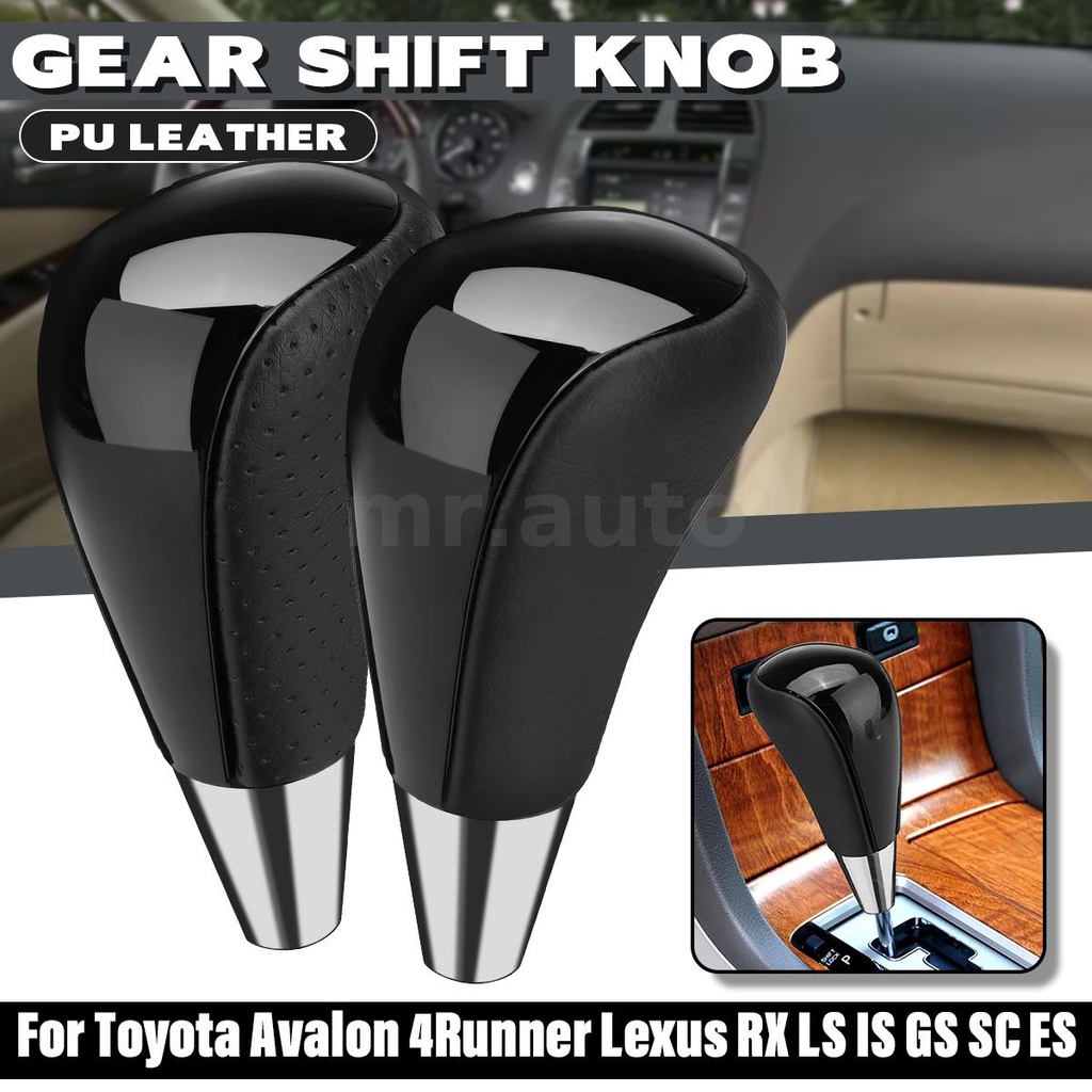 Gear Shift Knob Glossy Black For Toyota Avalon 4Runner Lexus RX LS IS