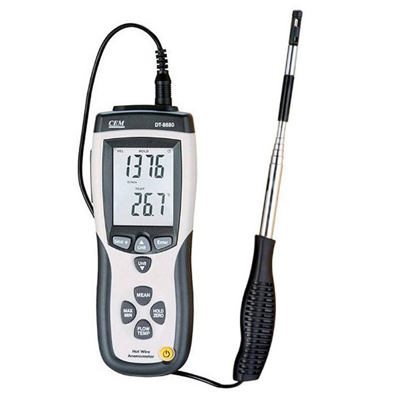 CEM DT8880 Hot Wire Anemometer with USB interface Shopee Malaysia