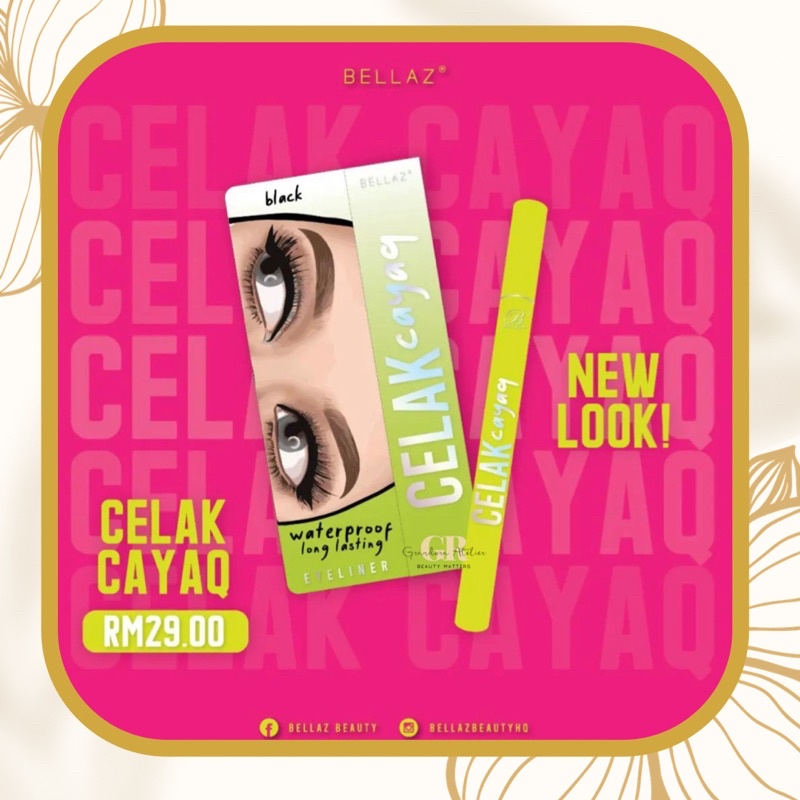 💕READY STOCK💕 CELAK CAYAQ BY BELLAZ BEAUTY | EYELINER | Shopee Malaysia