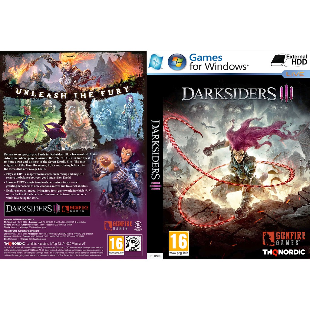 Darksiders 3 PC GAME Offline [Pendrive INSTALLATION] | Shopee Malaysia