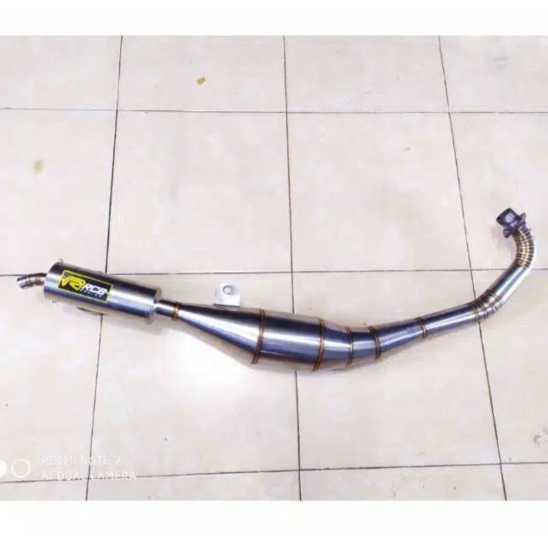Satria HIU racing exhaust - SATRIA 2 STROKE standard RCB stainless ...