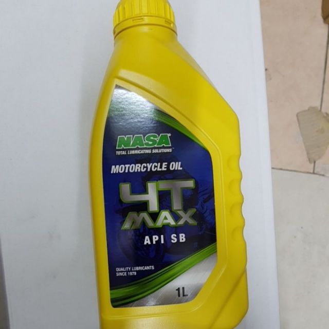 Nasa 4T Engine Oil Max Api SB 1L Shopee Malaysia