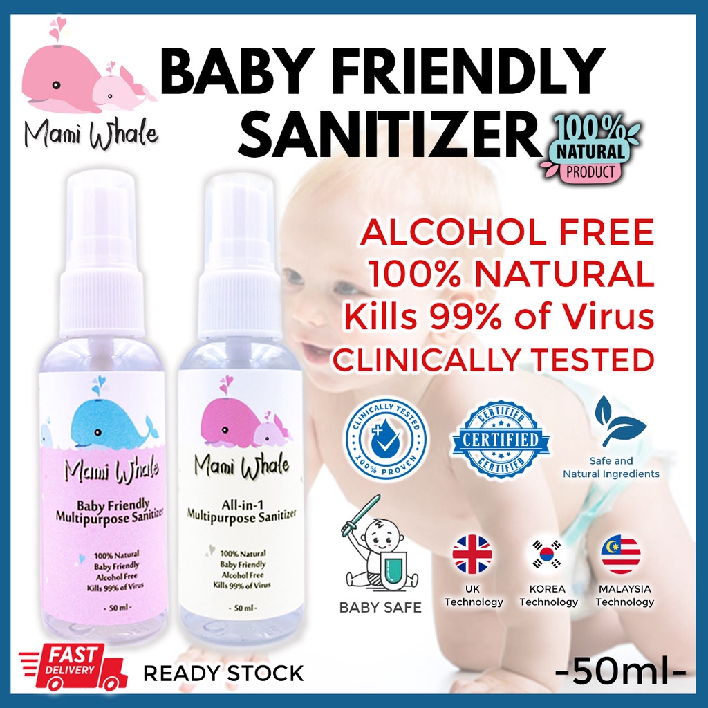 Alcohol free hand sanitizer best sale for babies