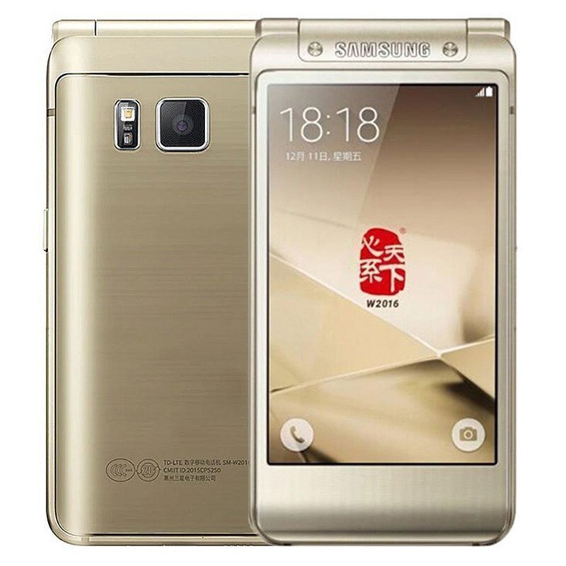 Samsung SMW2016 Mobile Phone Business Flip 4G Second Hand Mobile phone
