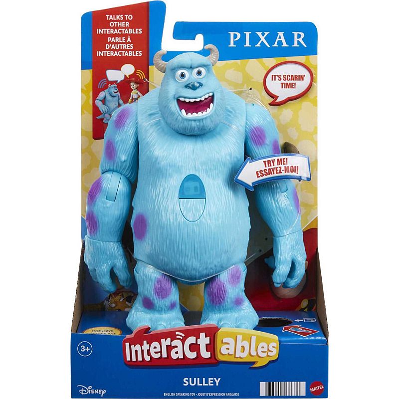 Mattel Pixar Interactables Talking Action (Mike Wazowski, Sulley, Mr ...