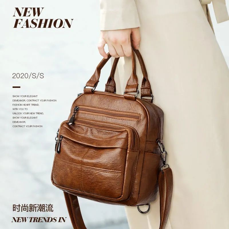 Backpack Women 2021 New Style Fashion Multifunctional Bag British