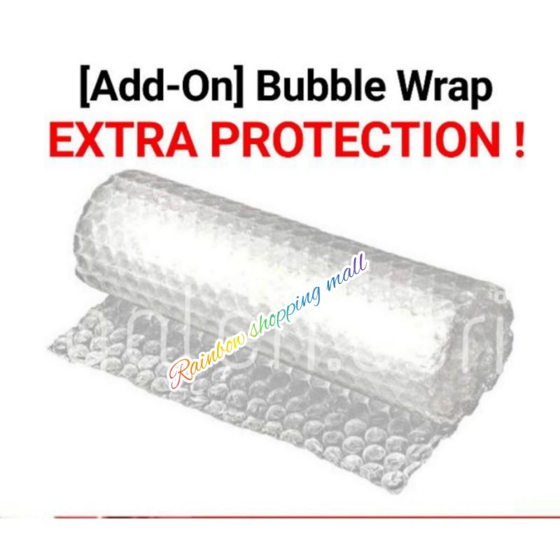 ‼️[ADDON]‼️ BUBBLE WRAP SERVICE. Bubble Wrap for EXTRA PROTECTION