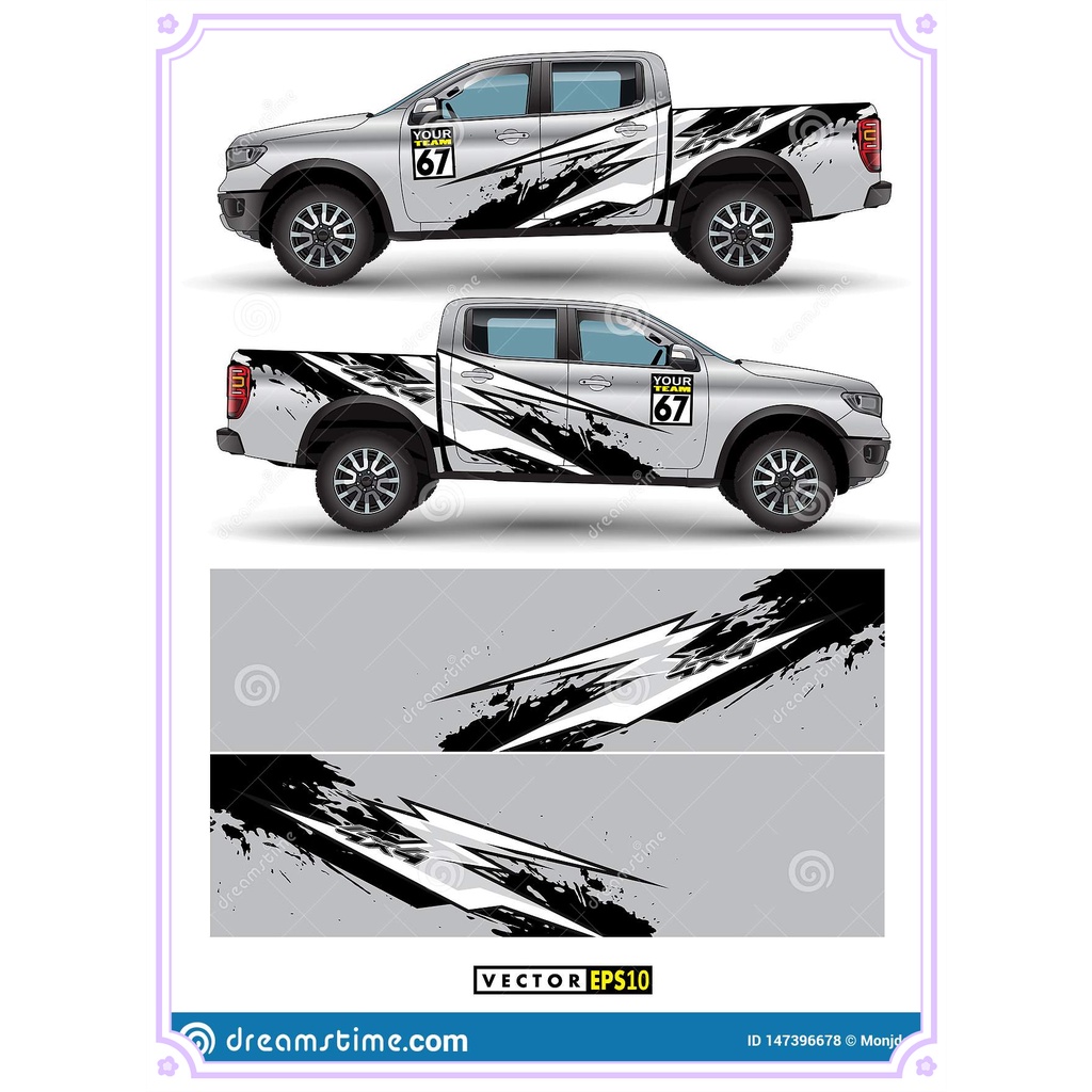 FORD RANGER MONSTER BODY STICKER | Shopee Malaysia