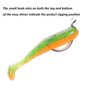 Soft Worm Bait Hook 3.5g Lead Hook 5.5cm Lure / Umpan Pancing