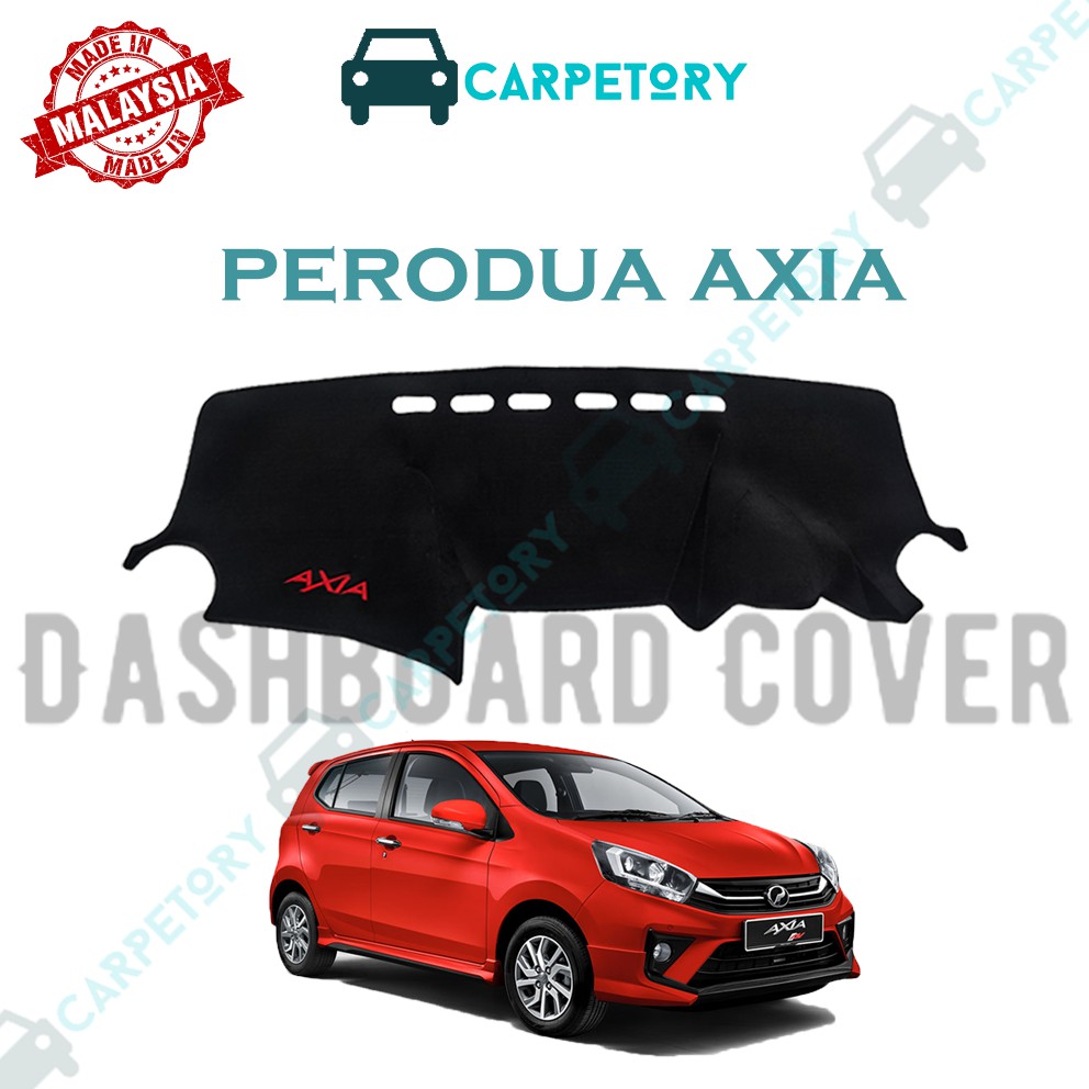 Perodua Axia B200 Velvet Dashboard Cover Leather Dashboard Protector