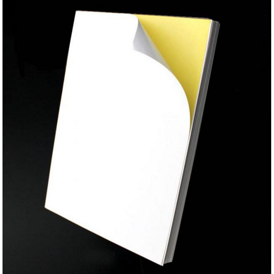 5pcs A3 80g Glossy Sticker Paper Self-adhesive Paper Printing Label ...