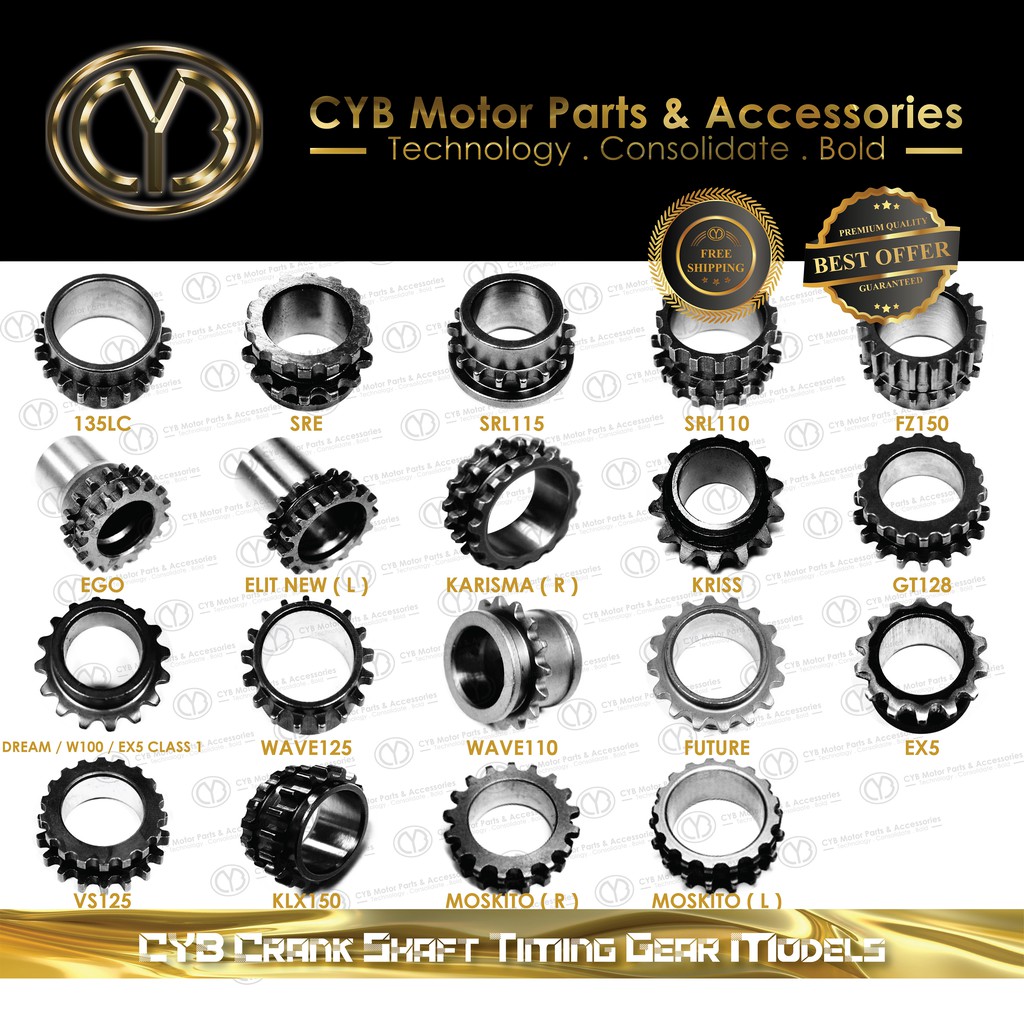 CRANK SHAFT TIMING GEAR HONDA DREAM WAVE100 EX5CLASS1 WAVE125 WAVE110