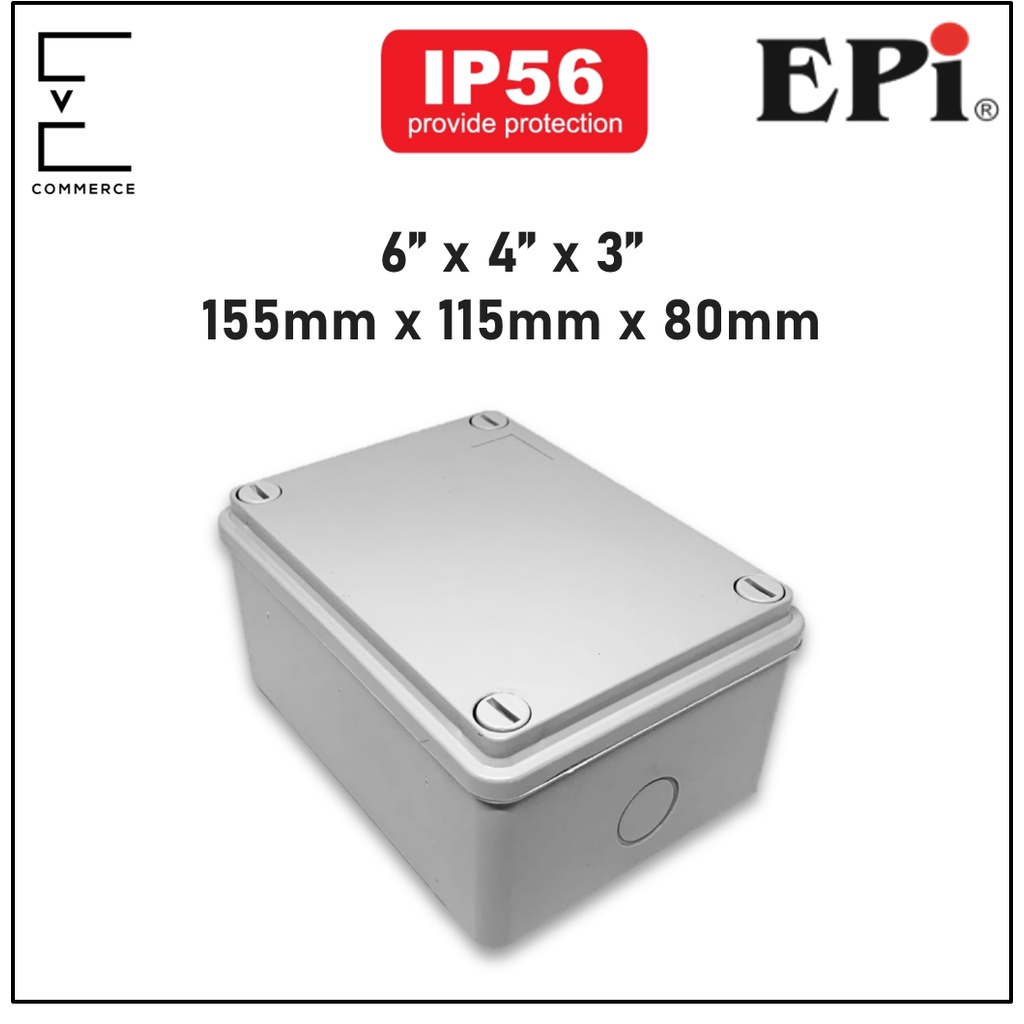 EPI WEATHERPROOF ABS ENCLOSURE BOX WITH PLASTIC SCREW | IP56 WATERPROOF ...