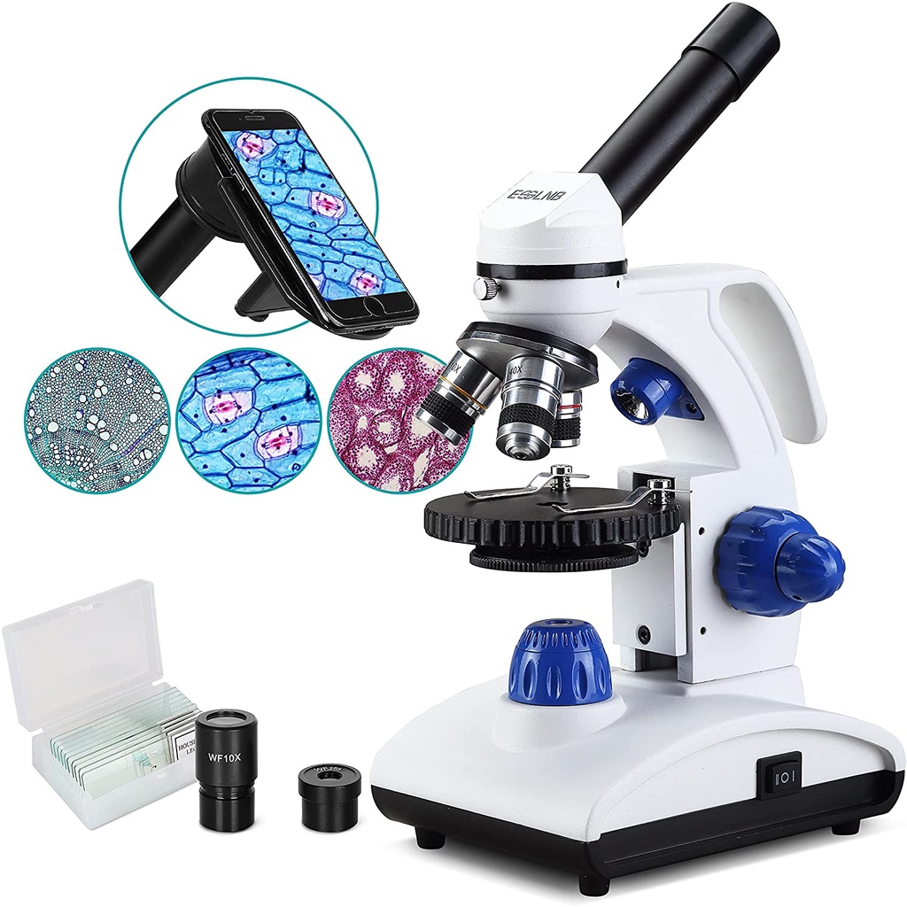 ESSLNB Microscope 1000X Student Microscope for Kids LED Biological ...
