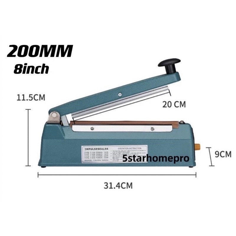 5mm/8mm Sealer Sealing machine Impluse sealer Plastic Sealer Sealer