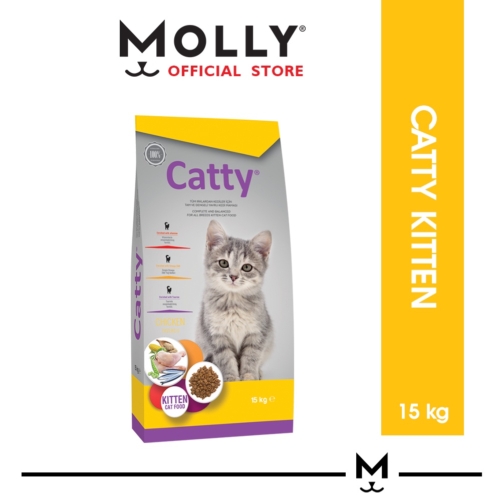 Catty Kitten Chicken Cat Food (15kg ) | Shopee Malaysia